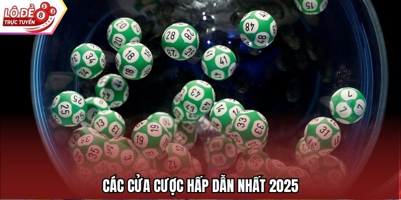 Các cửa cược hấp dẫn nhất 2025